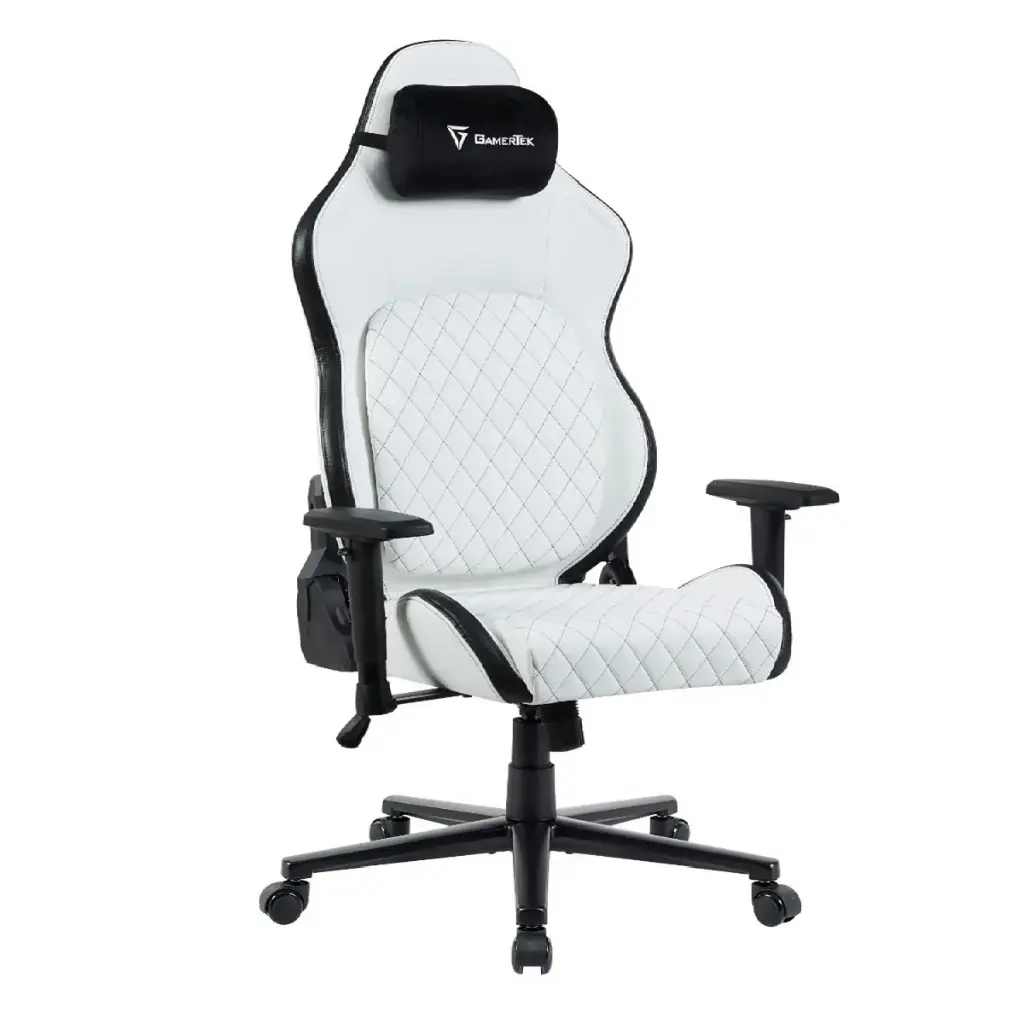 GamerTek Valor Gaming Chair White Edition