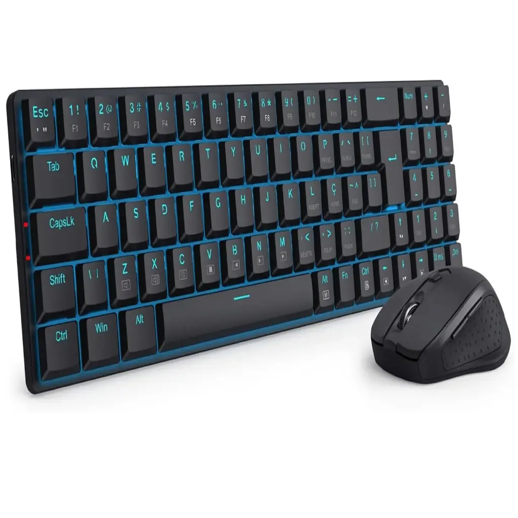Redragon 94key Low Profile Keyboard + Mouse Combo BS-8772CB