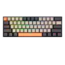 Redragon Draconic Elite 61% Wireless, Orange+Grey+Black, Brown Switch