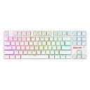 كيبورد ريدراغون K539W-RGB لاسلكي/سلكي أبيض