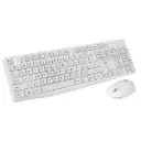 طقم hp CS10 لاسلكي - لوحة مفاتيح وماوس - أبيض