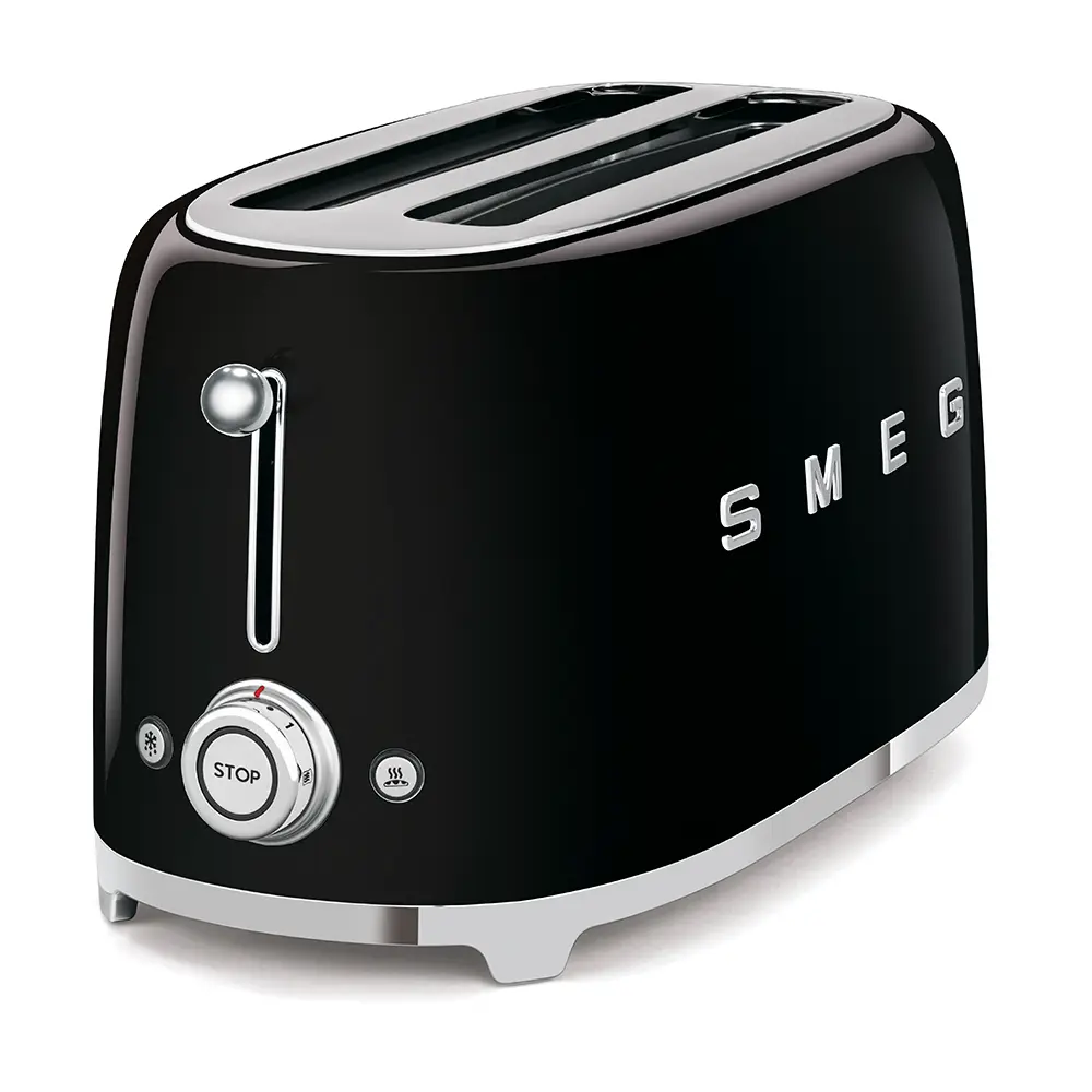 Smeg 50's Style 4 Slice Toaster - Black