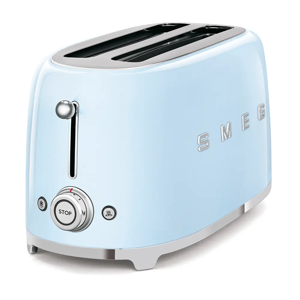 Smeg 50's Style 4 Slice Toaster - Pastel Blue