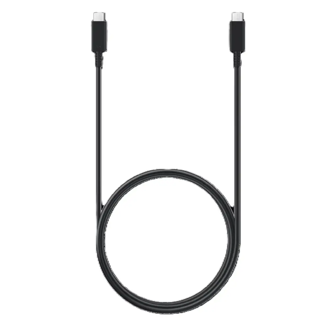 كابل سامسونج من USB-C إلى USB-C بقدرة 5 أمبير وطول 1.8 متر - اللون الأسود