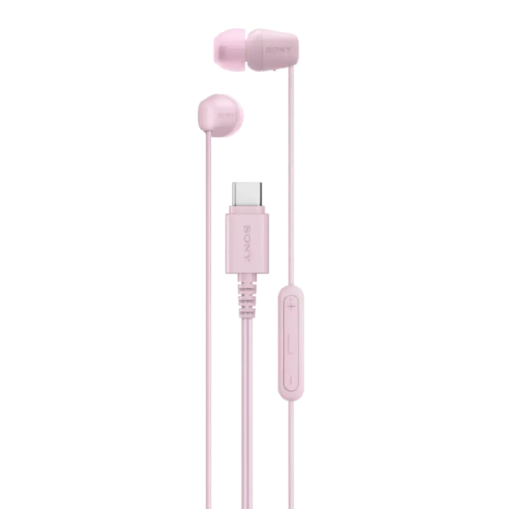 سماعات أذن سلكية سوني بمنفذ USB-C - اللون الوردي
