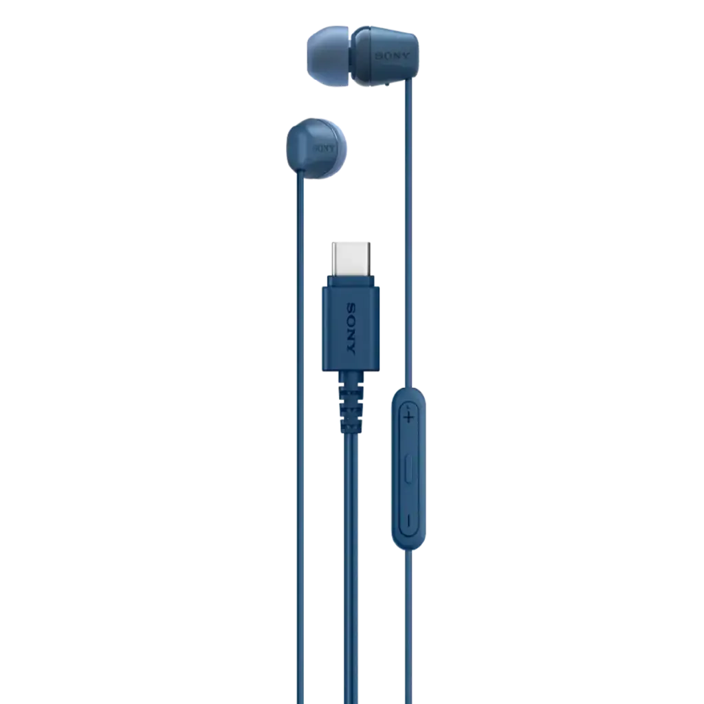 سماعات أذن سلكية سوني بمنفذ USB-C - اللون الأزرق
