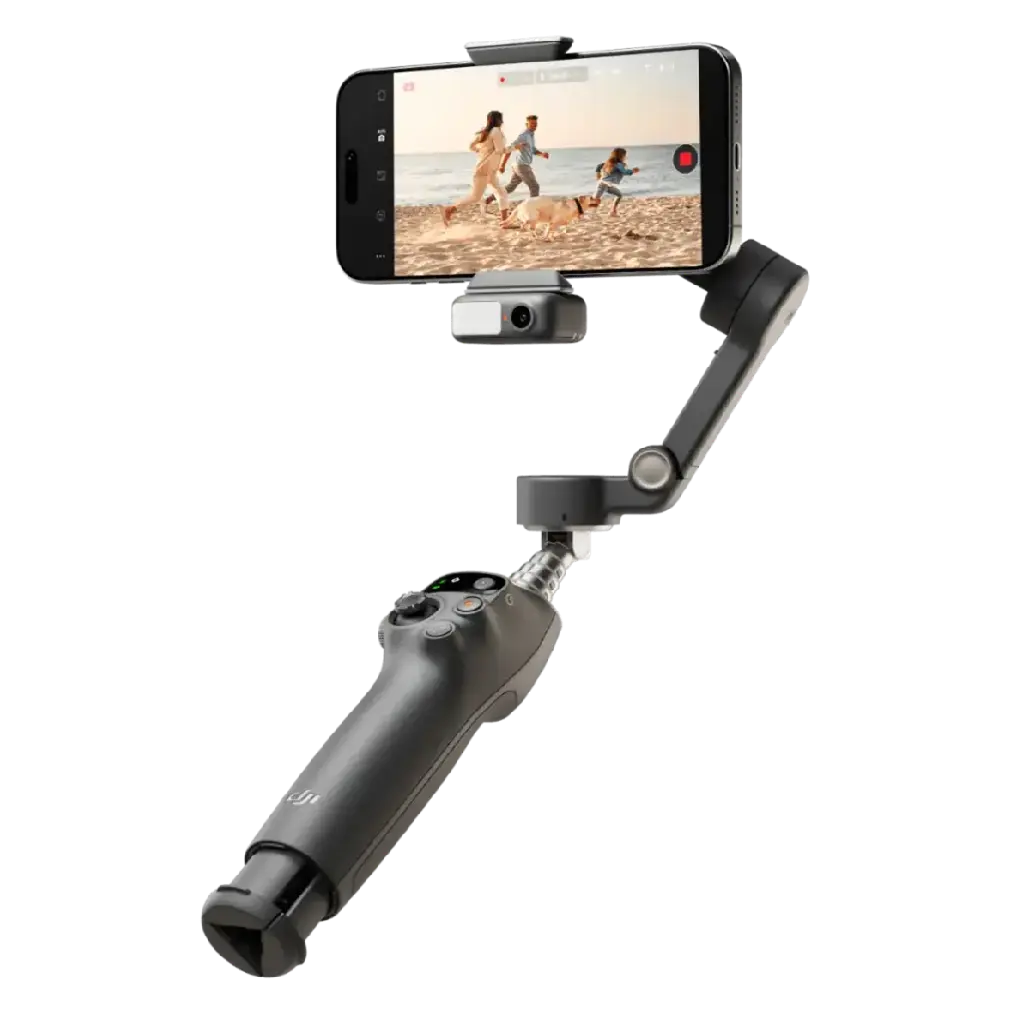 مانع اهتزاز DJI أوزمو موبايل 8 مع مثبت محوري ثلاثي المحاور قوي