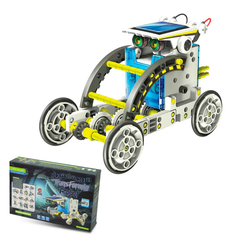 Sundus Transforming Robot 14-in-1 DIY Kit | STEM Science Educational Building Robot Toy for Kids