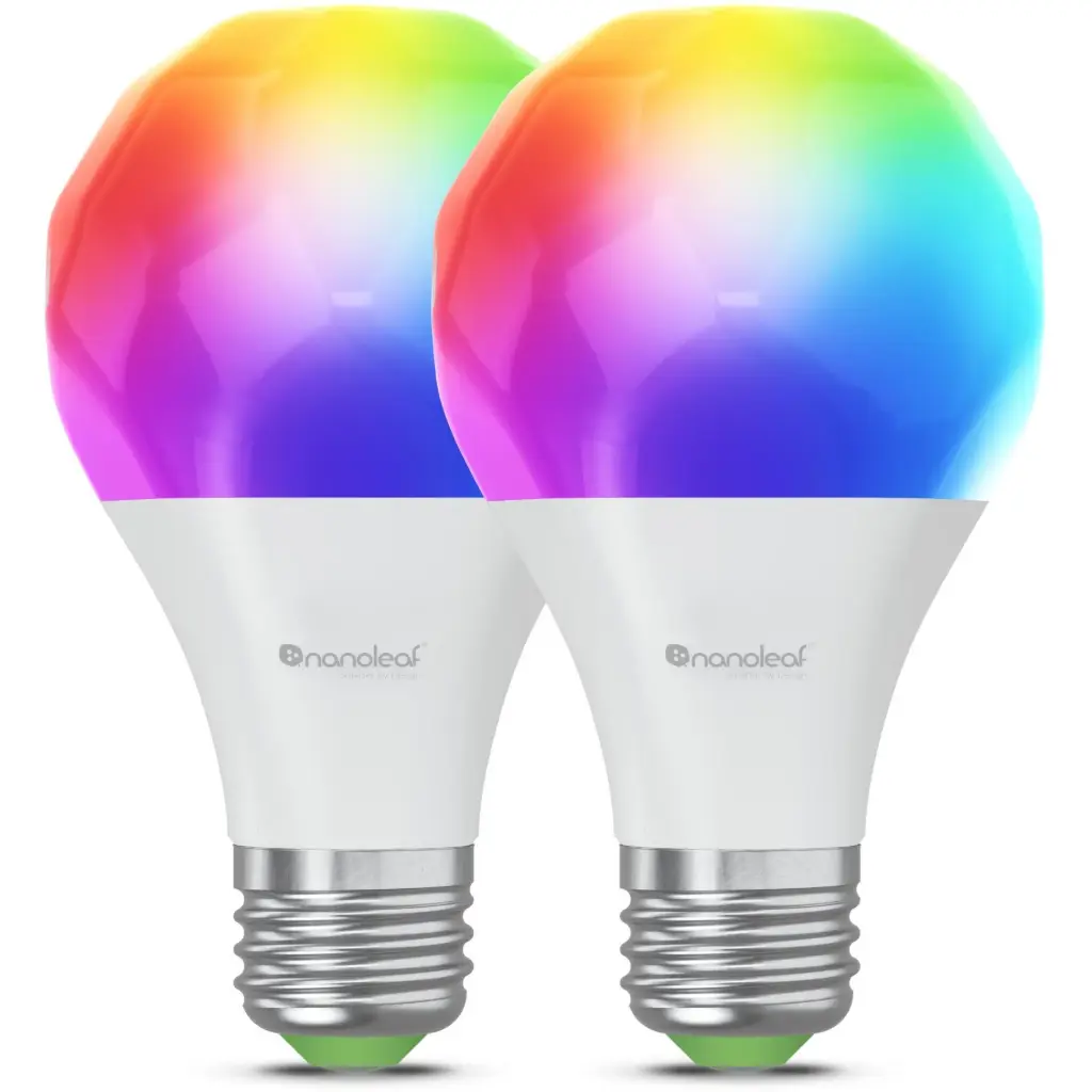 Nanoleaf Essentials E27 Smart A60 Bulb 800lm 2700K-6 (2-Pack)