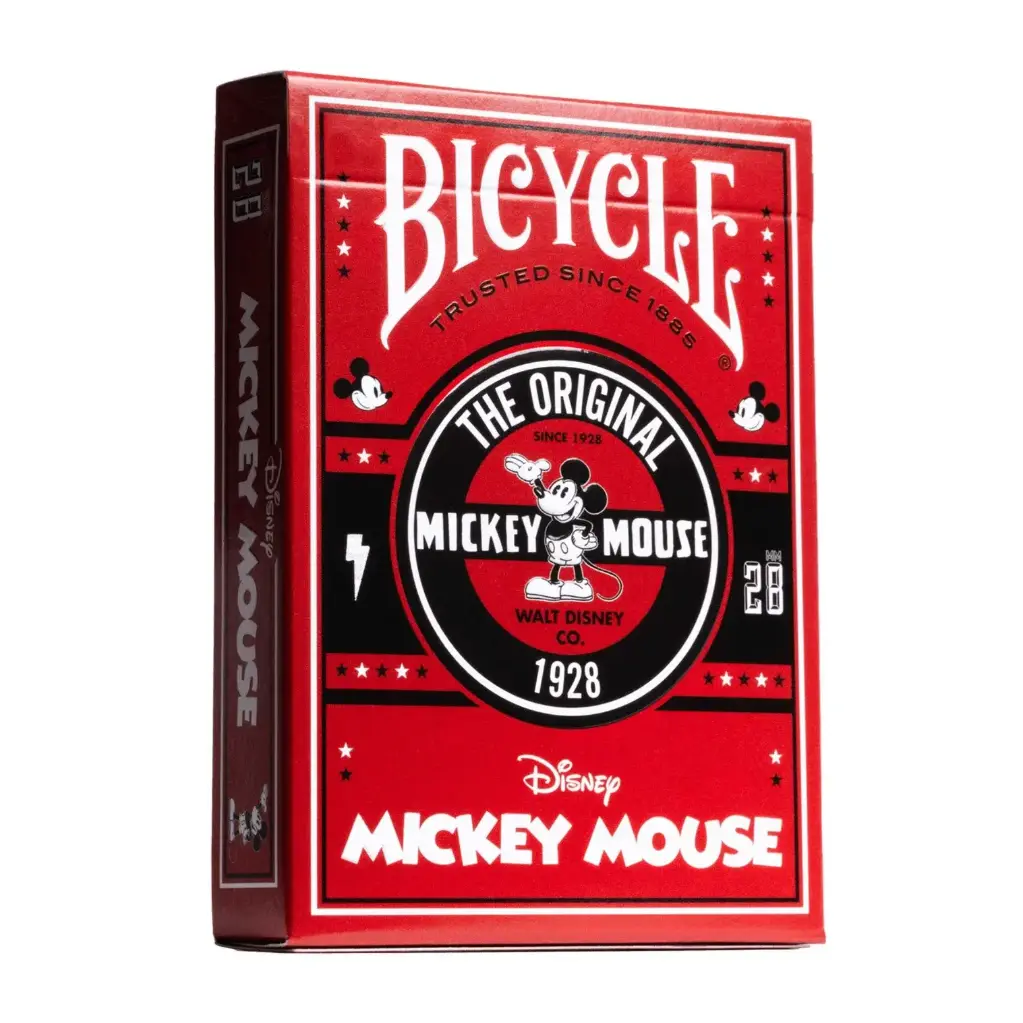 Bicycle Playing Cards - Disney Classic Mickey | Illustrated Standard Deck | 52 Cards