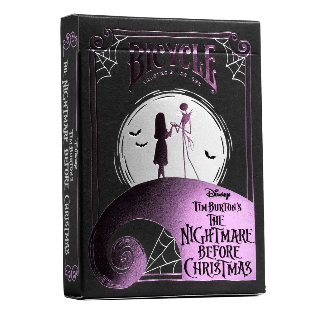 Bicycle Playing Cards - Disney Nightmare Before Christmas | Illustrated Standard Deck | 52 Cards