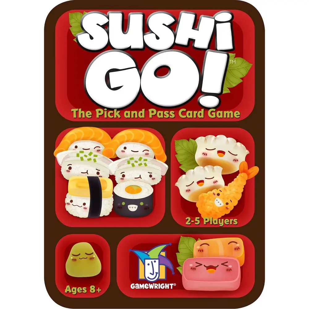 لعبة سوشي غو! (Sushi Go) لعبة بطاقات عائلية (اختر ومرر) من 2 إلى 5 لاعبين | لعبة سريعة باللغة الإنجليزية