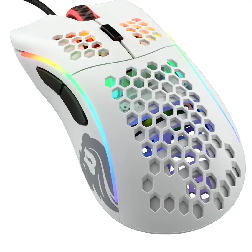 Glorious Model D Wired Gaming Mouse - Matte White