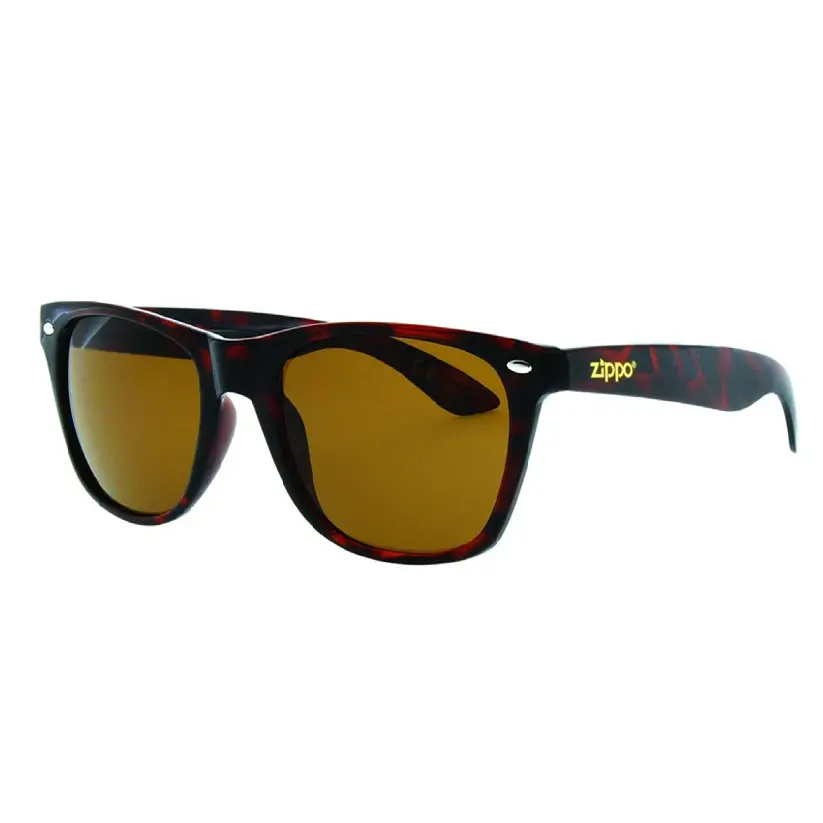 Zippo Sunglasses – Rectangular Shape Classic Full-Rim Frame – OB02-33