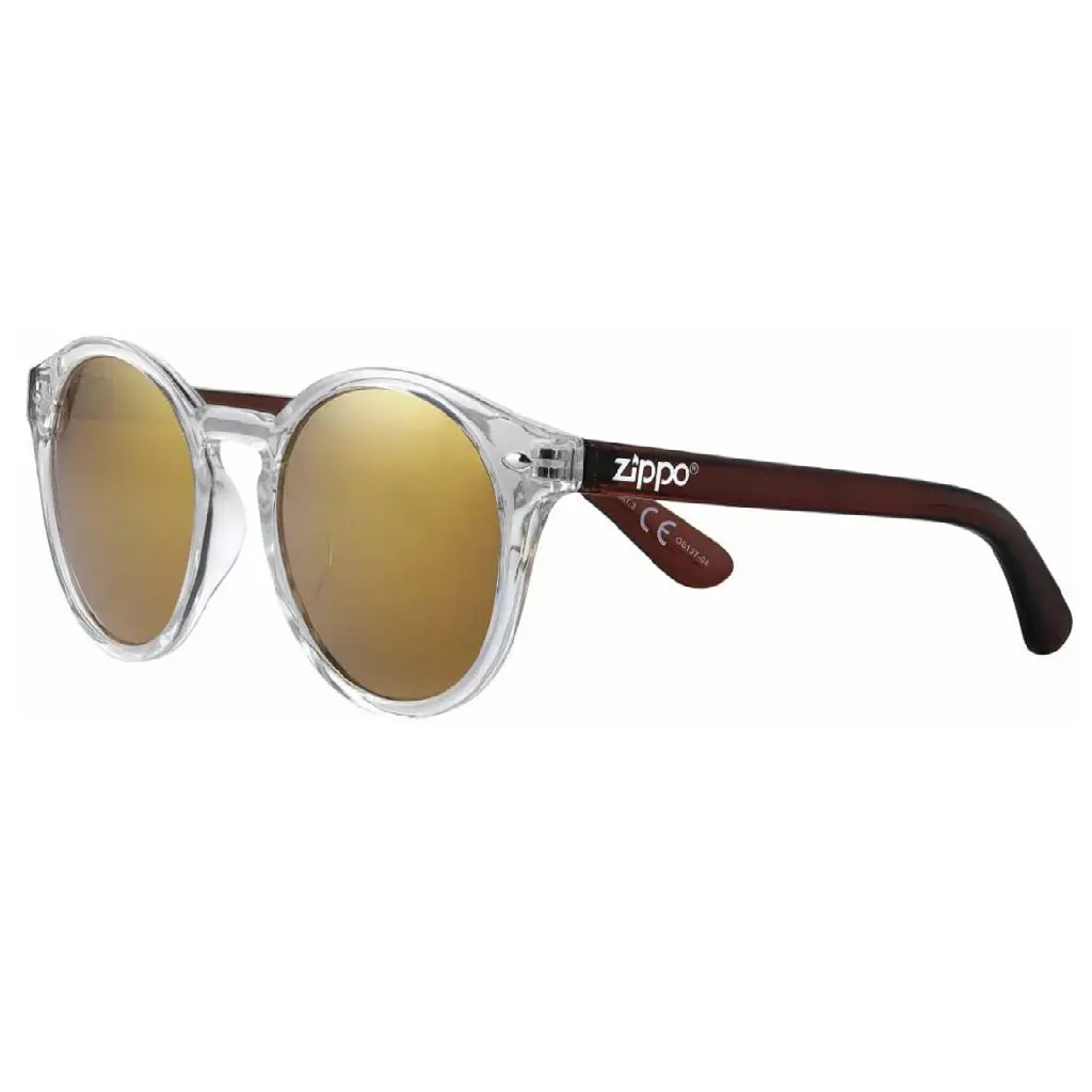 Zippo Sunglasses – Rectangular Shape Slim Full-Rim Frame – OB137-04