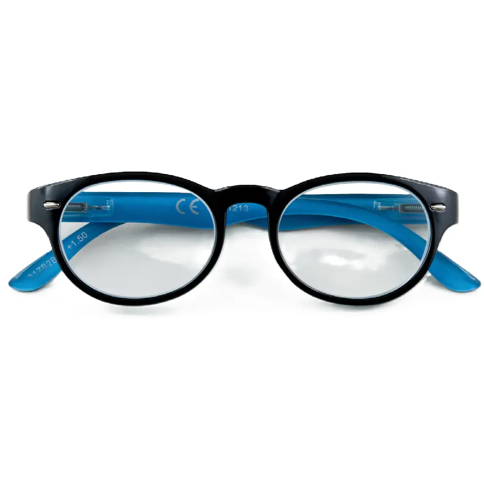 نظارة قراءة زيبو – إطار "Classic" أزرق B2 بقوة +3.50 – 31Z-B2-BLU350