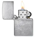 Zippo Windproof Lighter – Regular Brushed Chrome – Series 200 – 200