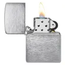 Zippo Windproof Lighter – Armor Regular Brushed Chrome Heavy Wall – Series 162 – 162