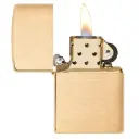 Zippo Windproof Lighter – Armor Regular Brushed Brass Heavy Wall – Series 168 – 168