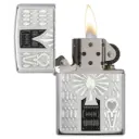 Zippo Windproof Lighter – Regular High Polish Chrome Zippo Ace Design – 24196