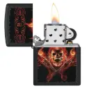 Zippo Windproof Lighter – Regular Black Matte – Anne Stokes Collection – 218-CI018438
