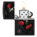 Zippo Windproof Lighter – Regular Black Matte – Anne Stokes Collection – 218-CI407693