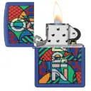 Zippo Windproof Lighter – Candy Apple Red – Pop Art Design – 48707-229