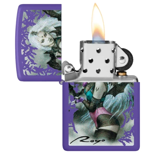Zippo Windproof Lighter – Slim – Luis Royo Fantasy Art Design – 48963-237