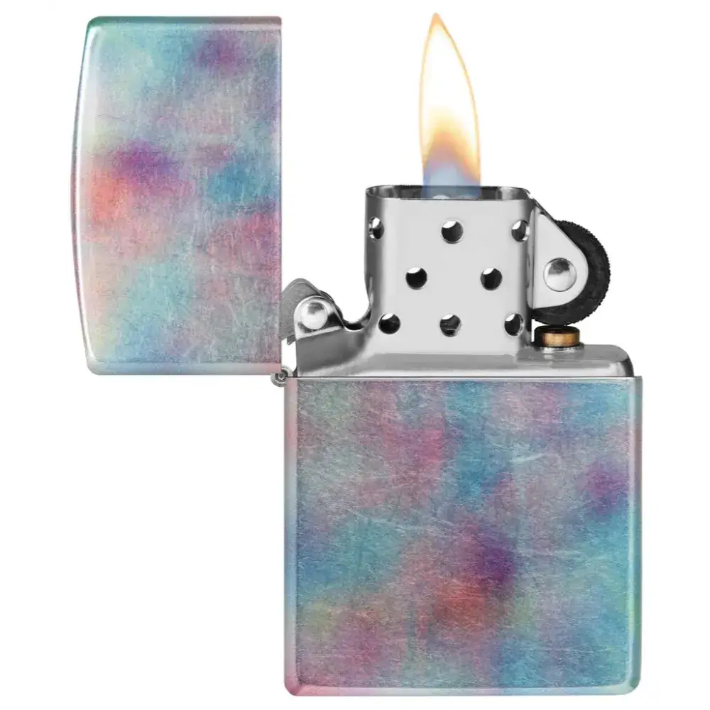 ولاعة زيبو المقاومة للرياح – "High Polish Chrome" – تصميم الهولوغرام (Holographic) – 48511