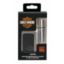 Zippo Lighter Gift Set – Lighter & Butane Canister Set – Harley-Davidson Street Chrome – 46131-207