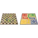 لعبة 2 في 1 لودو وسلم وثعبان من مجموعة الألعاب الكلاسيكية من أمباسادور