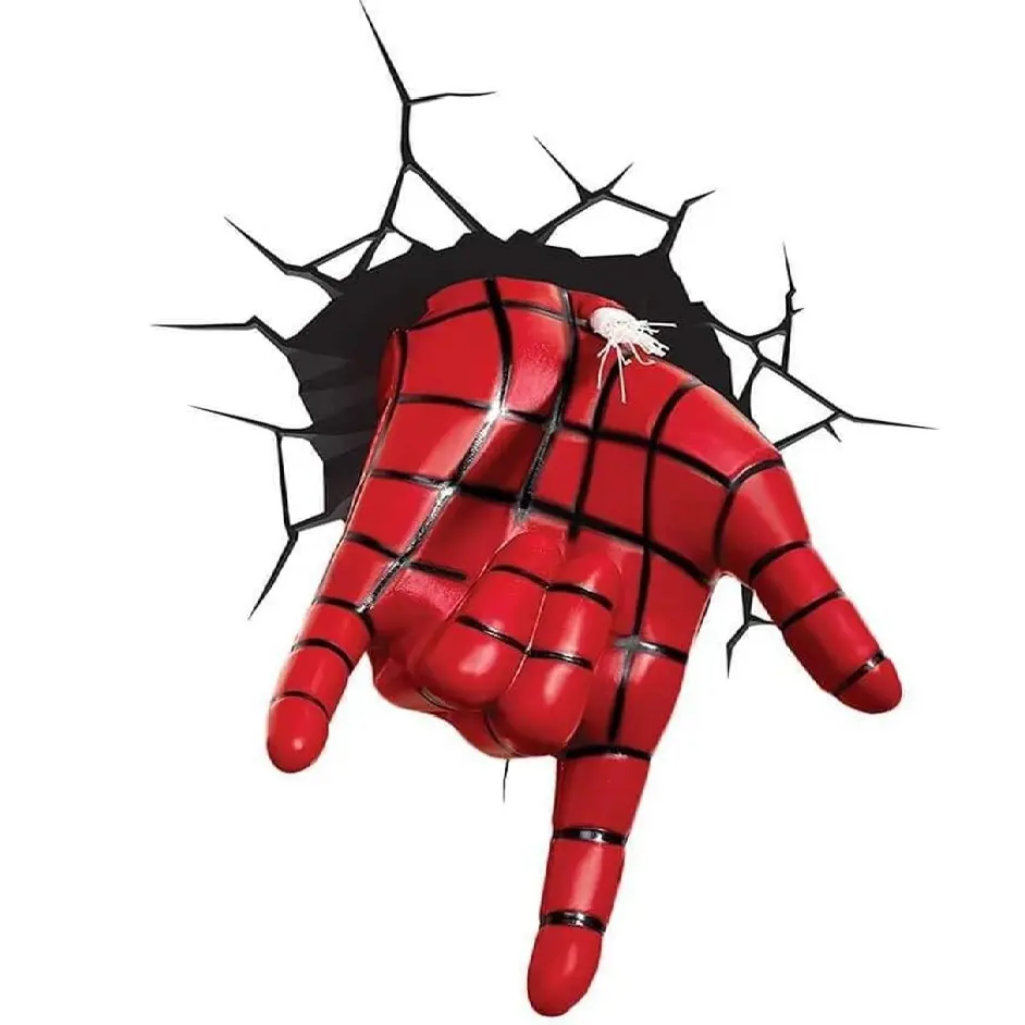 إضاءة يد سبايدر مان مارفل ثلاثية الأبعاد من ذا سورس