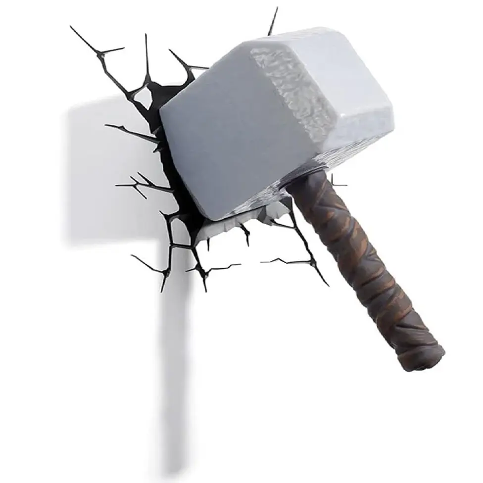The Source 3DL Marvel Thor Hammer Light