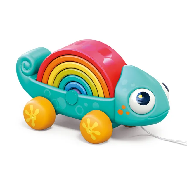 Hola Rainbow Chameleon Baby Toy