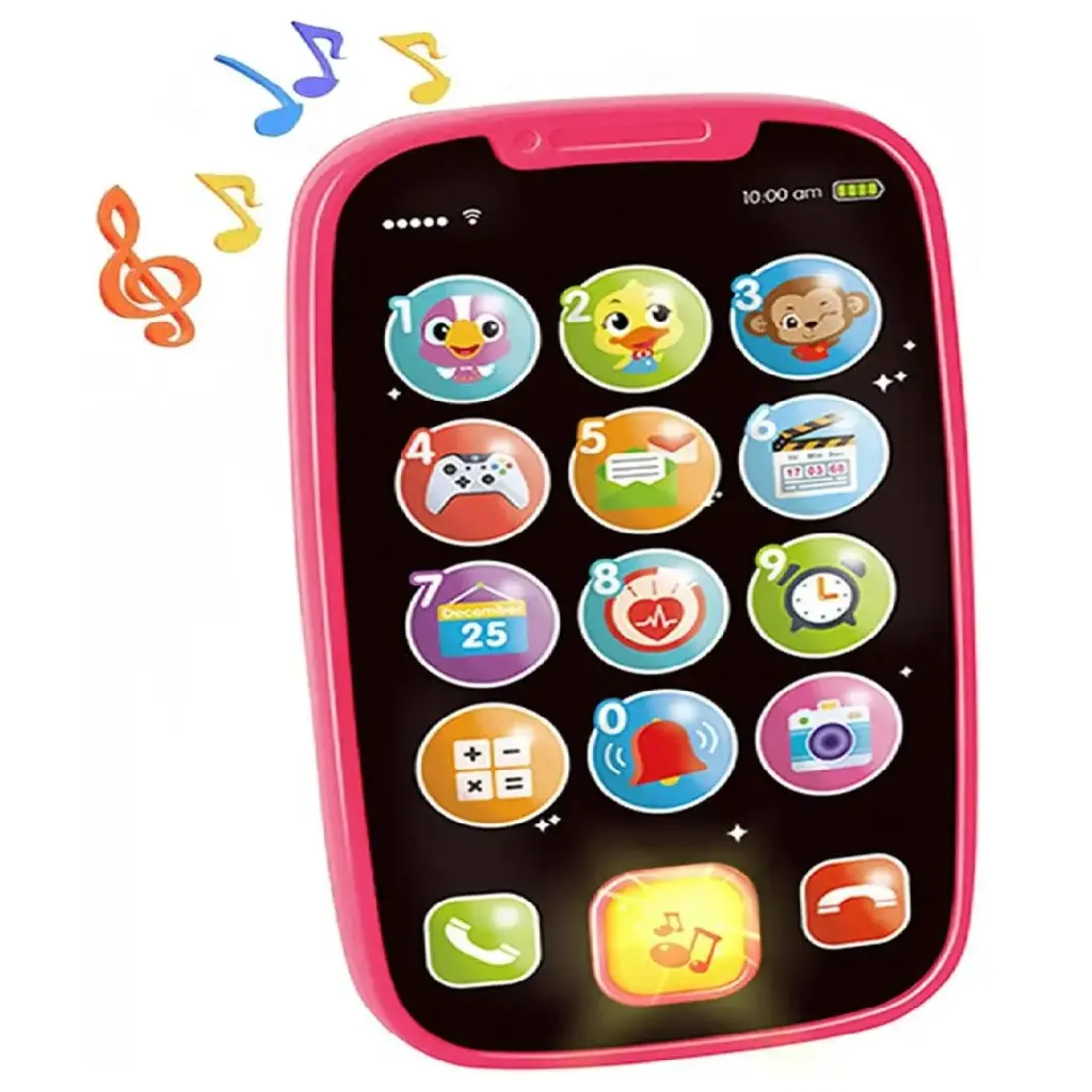 لعبة "هاتفي الذكي الأول" للأطفال من هولا - باللون الوردي