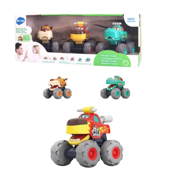 مجموعة شاحنات الوحش (Monster Trucks) من هولا