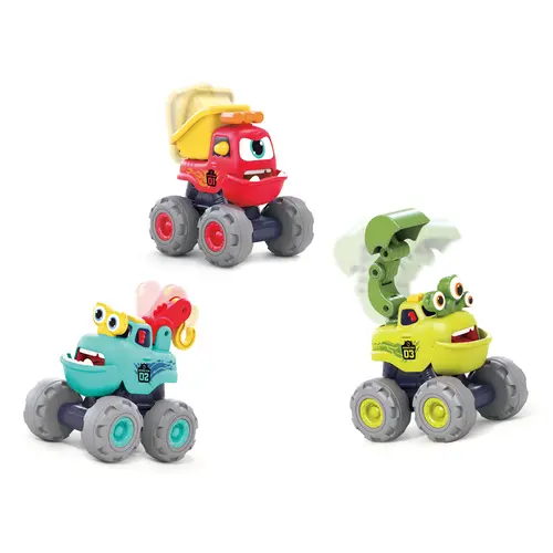 مجموعة شاحنات البناء "الوحش المرح" من هولا