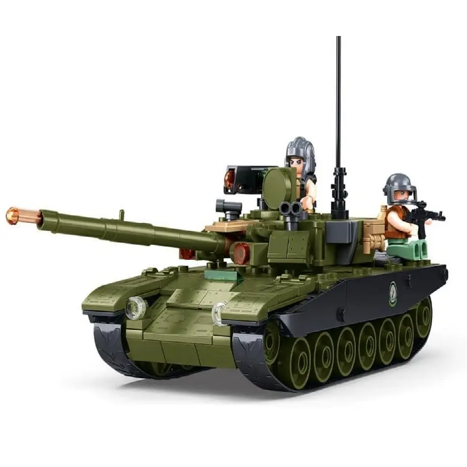 مجموعة مكعبات بناء دبابة القتال الرئيسية IFR T-90A من جيش سلوبان - 318 قطعة