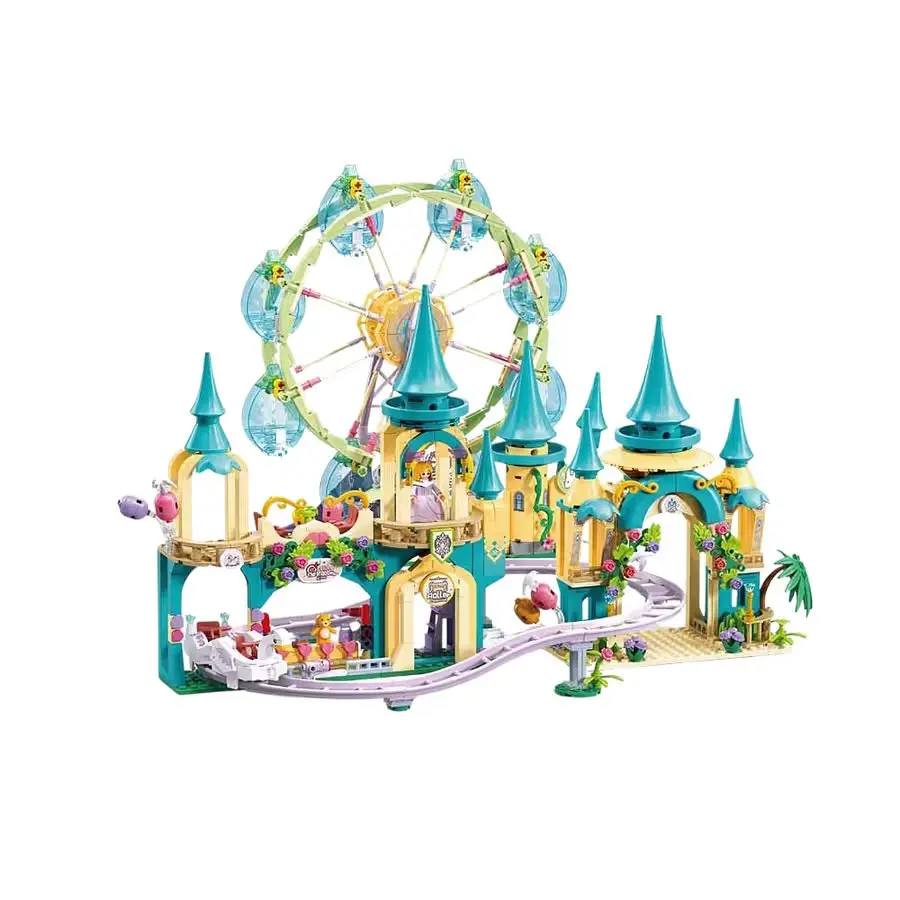 مجموعة مكعبات بناء عجلة فيريس (Ferris Wheel) من سلسلة متروبوليس سلوبان - 504 قطع
