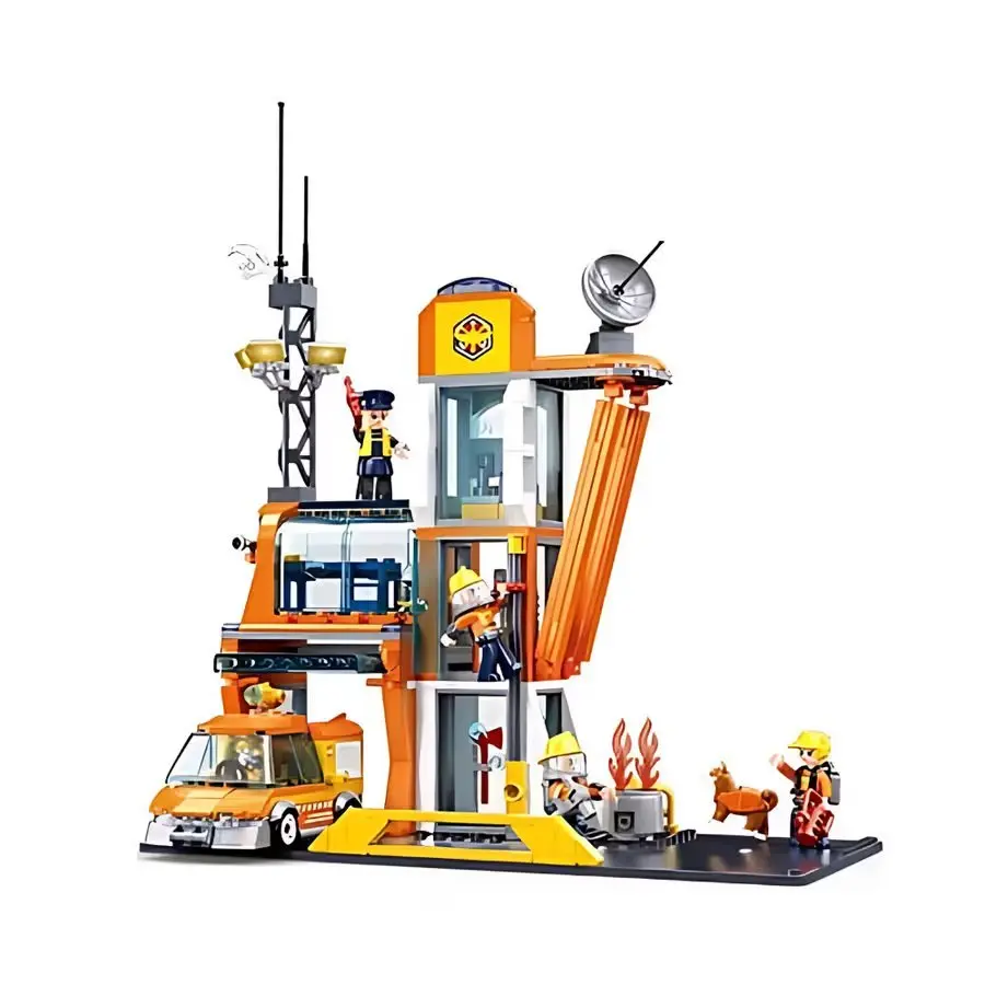 مجموعة مكعبات بناء مقر الإنقاذ من سلسلة متروبوليس سلوبان - 407 قطع