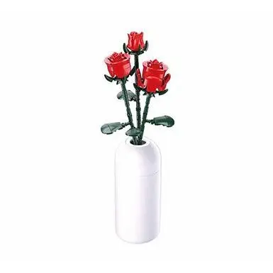 Sluban Pleyerid Flower Red Rose - 258 Pieces