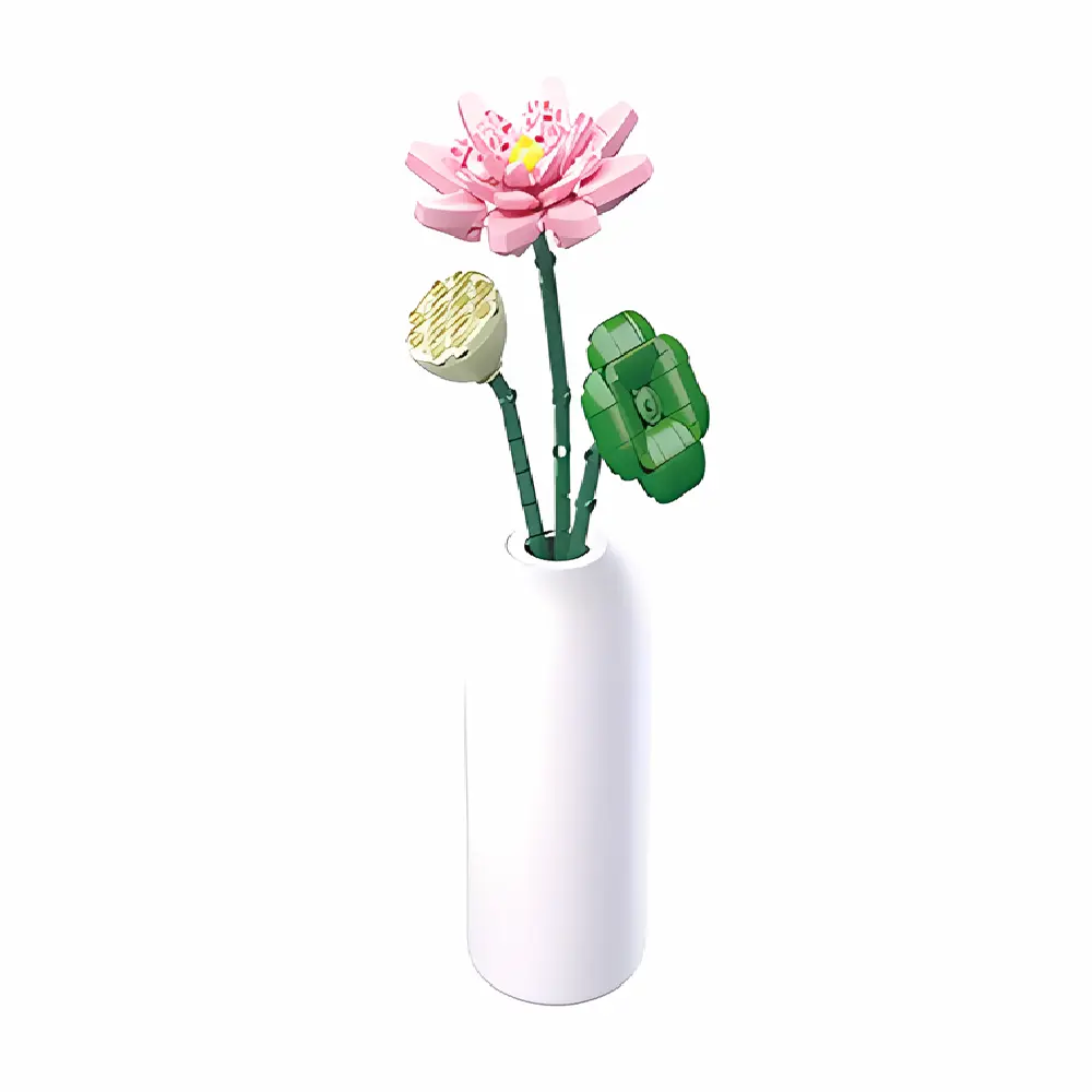 Sluban Pleyerid Flower Lotus - 258 Pieces