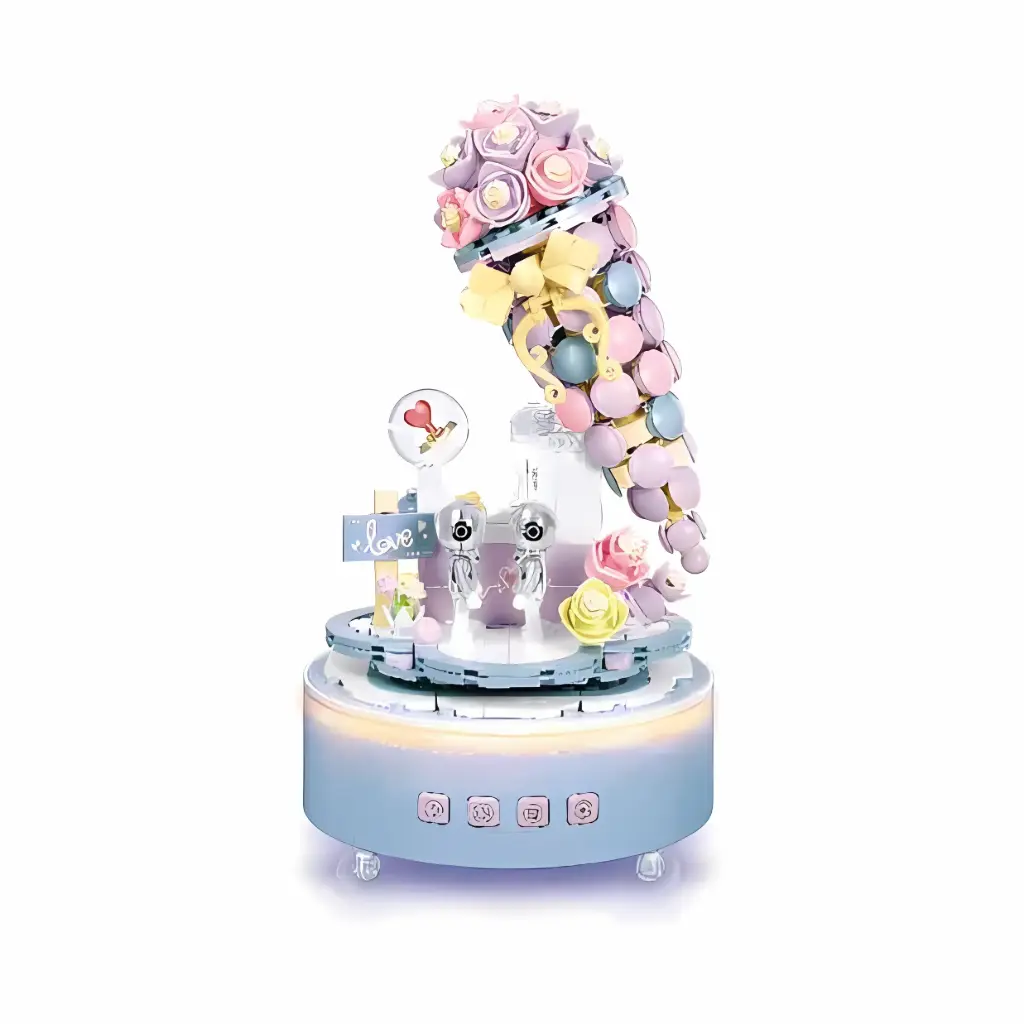 مجموعة مكعبات بناء صندوق الموسيقى "اعتراف الحب" من سلوبان بلايريد