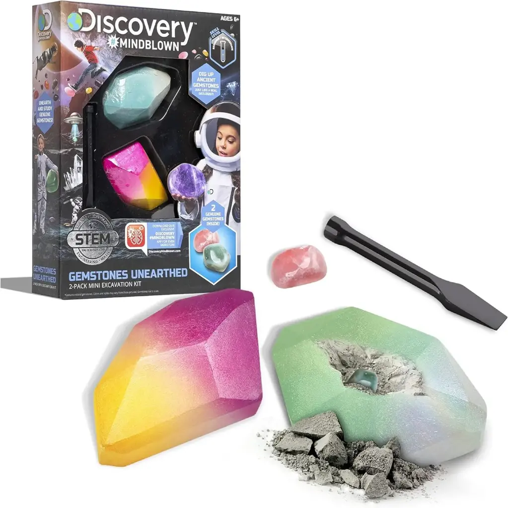 Excavation Kit Mini Gemstone Discovery - 2 Pieces