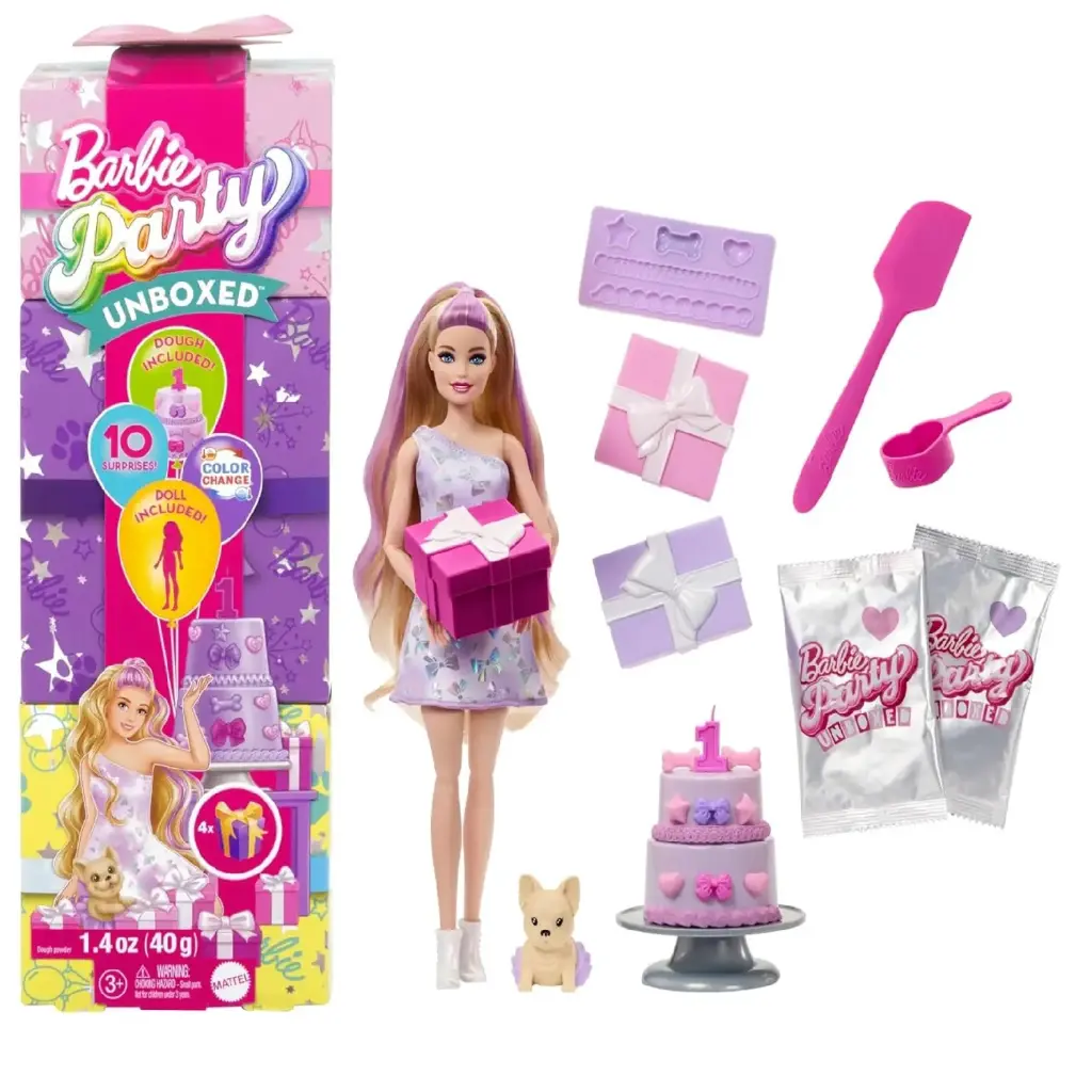 دمية باربي "بارتي أنبوكسد" - السلسلة الأولى