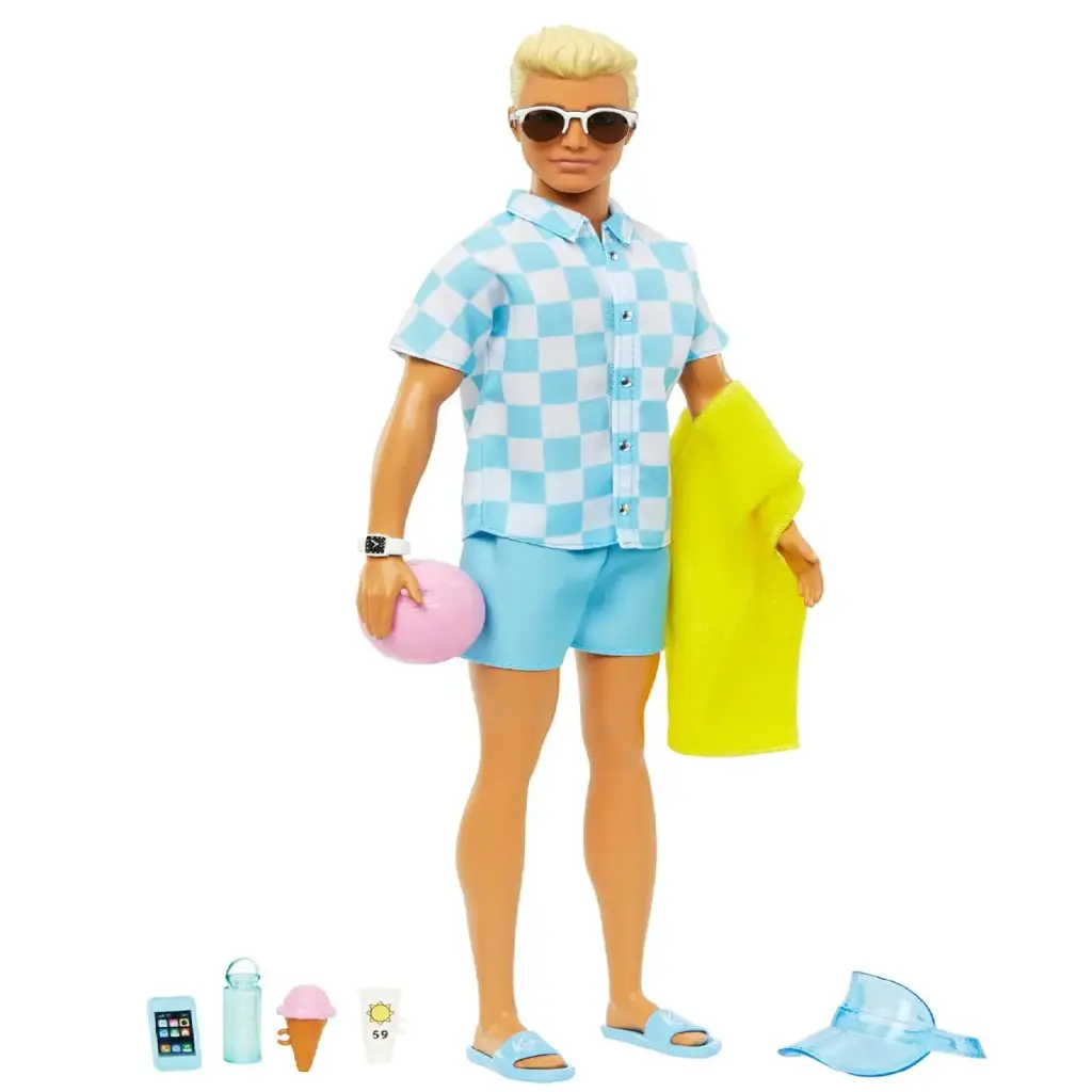 دمية كين ديلوكس للشاطئ من باربي