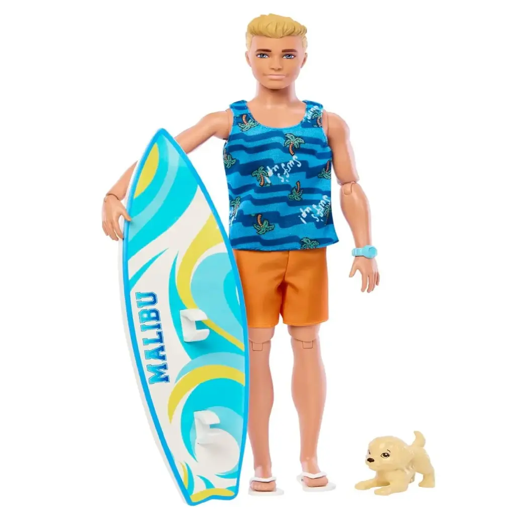 Barbie Ken Surfboard Doll