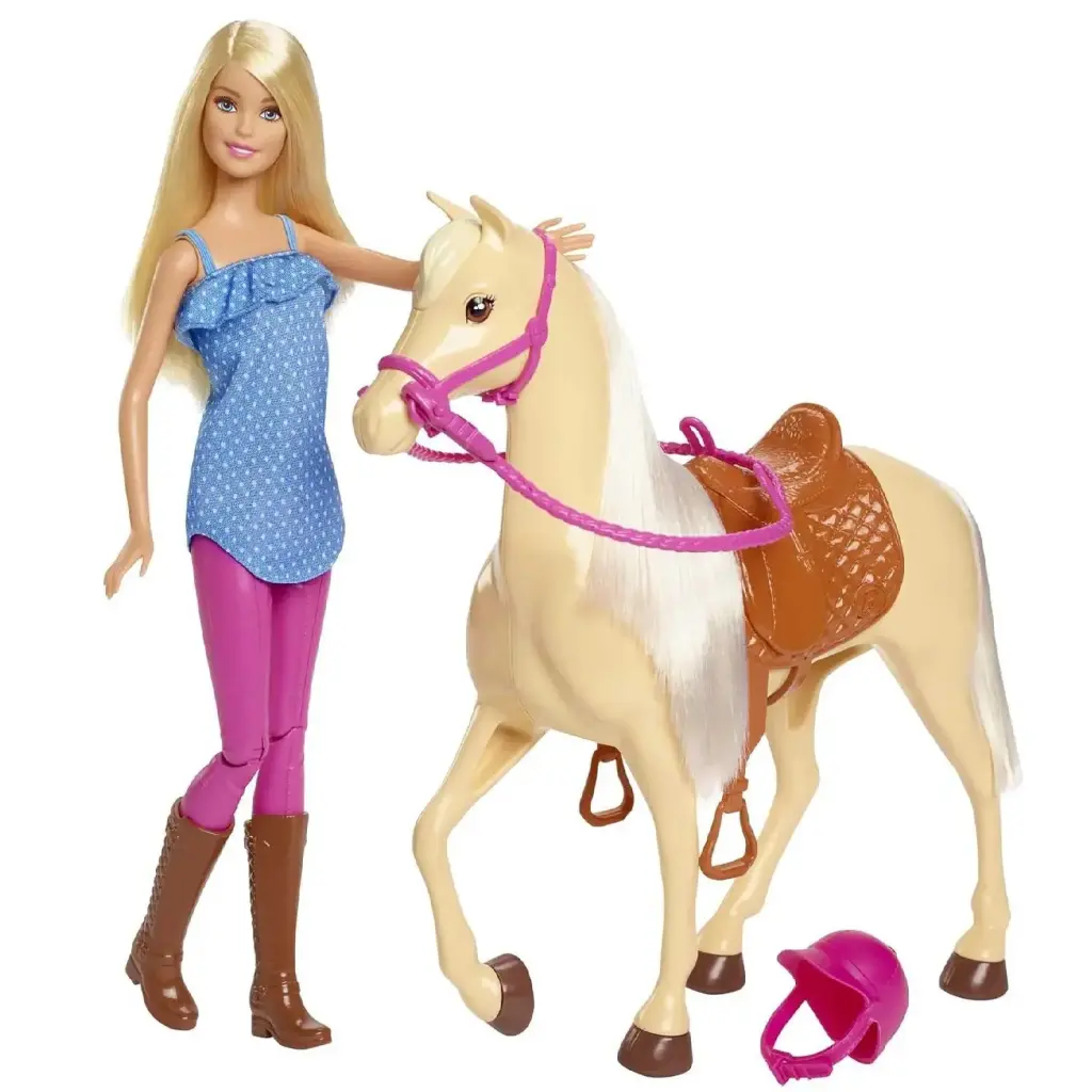 Barbie Horse & Rider Doll - Blonde