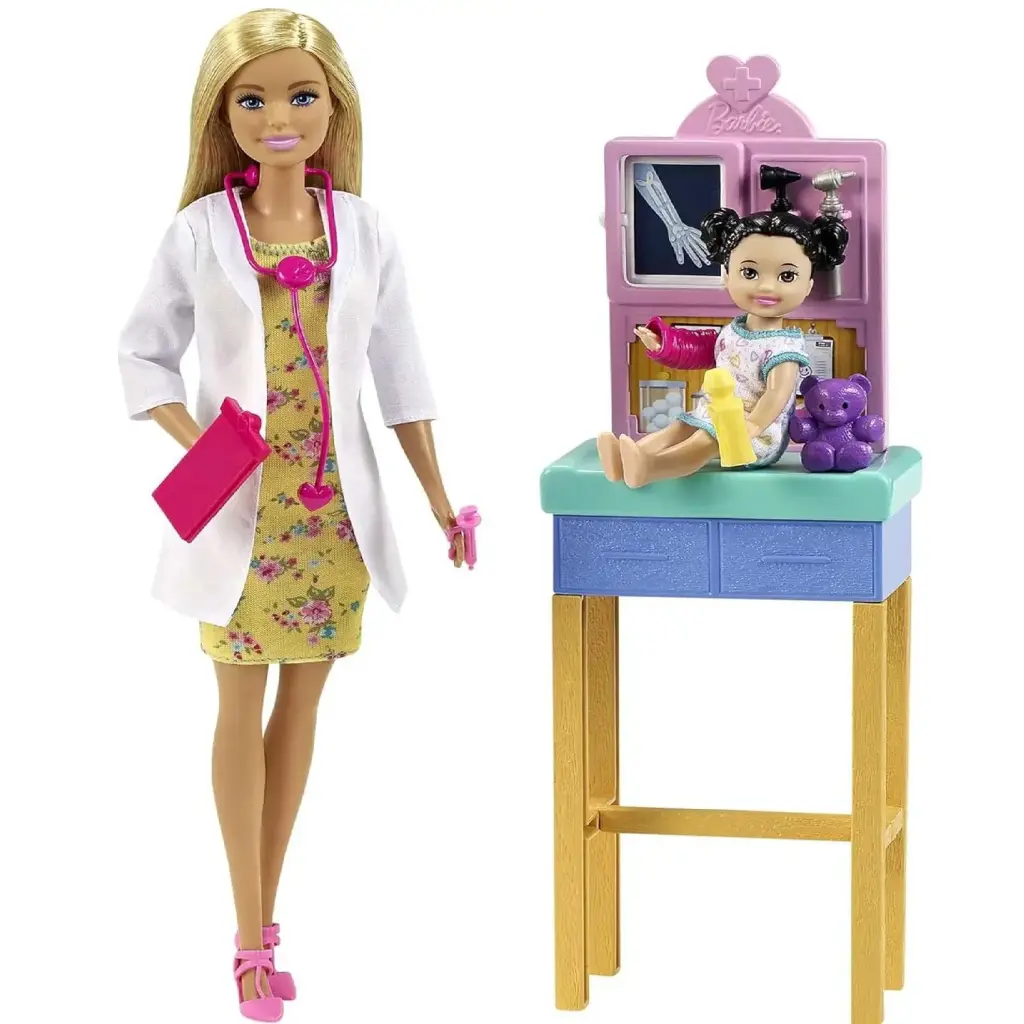 مجموعة ألعاب مهن باربي المتنوعة