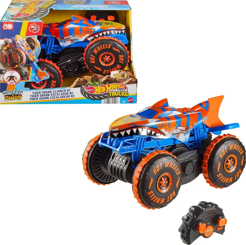 Hot Wheels Monster Trucks RC 1:15 Tiger Shark Mega Chompin'